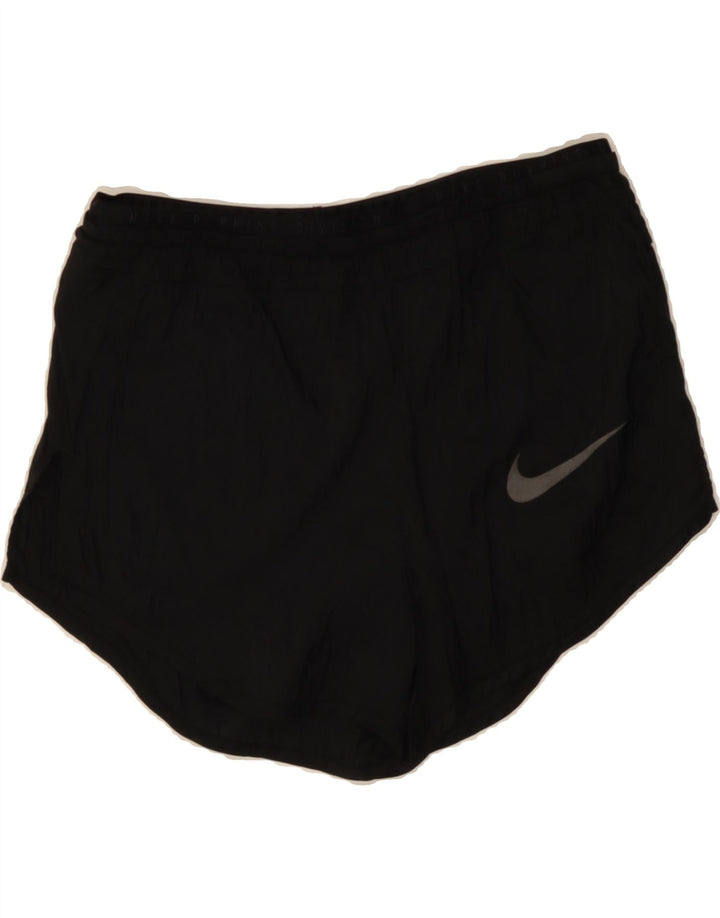 NIKE Womens Sport Shorts UK 14 Medium Black Polyester Vintage Nike and Second-Hand Nike from Messina Hembry 