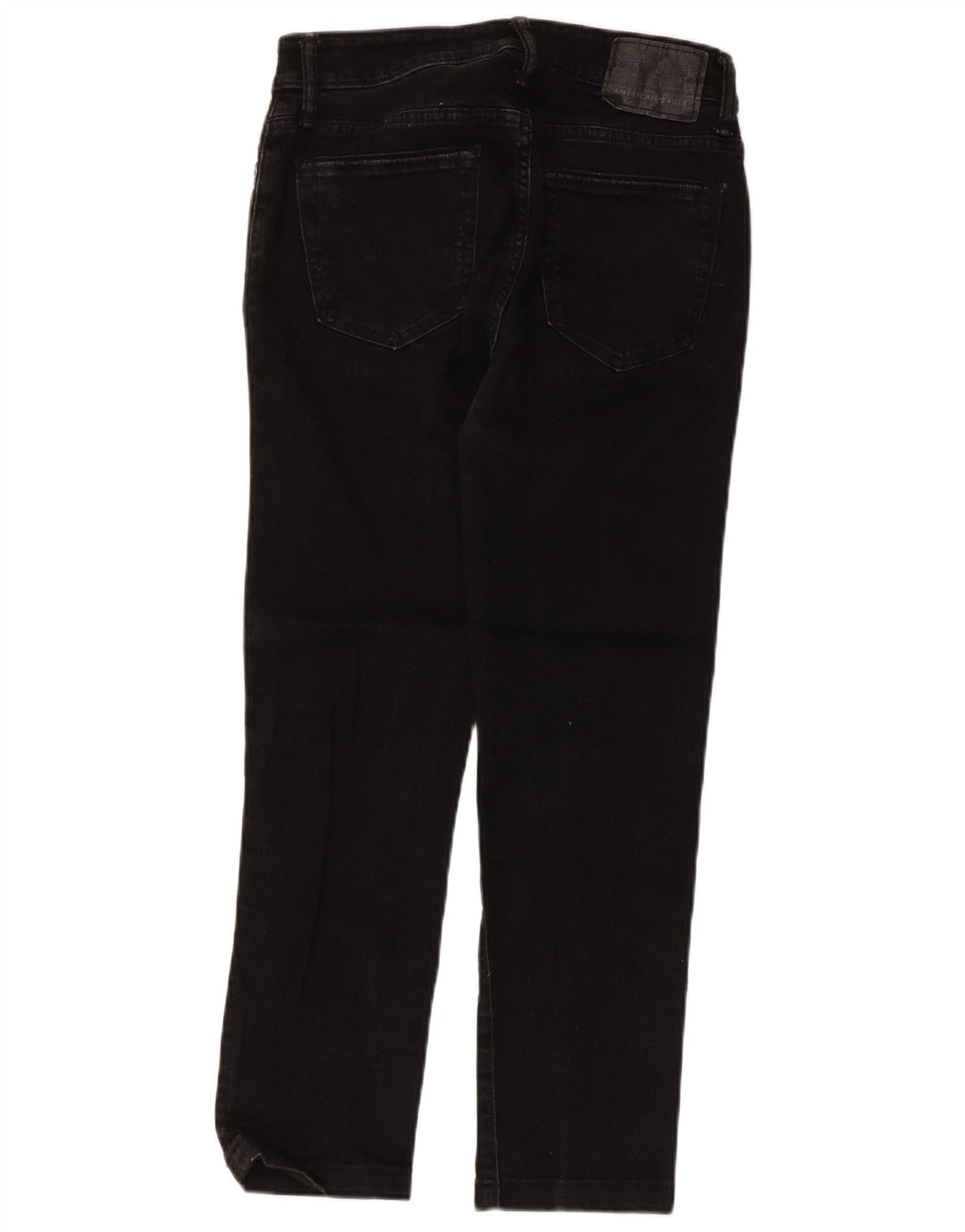 American Eagle Womens Cropped Jeans W30 L26 Sort bomuld