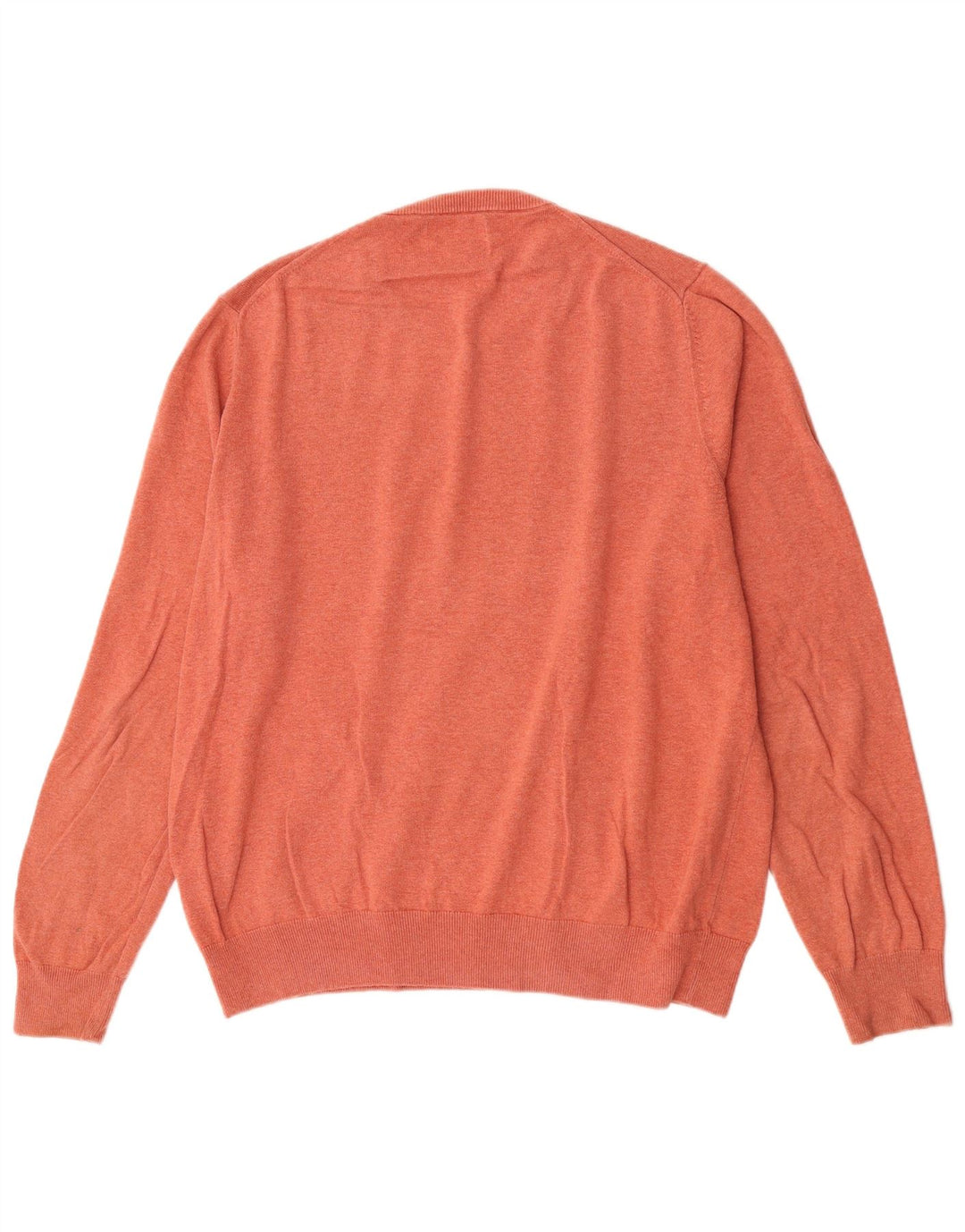 Marks & Spencer Herre sweater med rund hals XL Orange bomuld