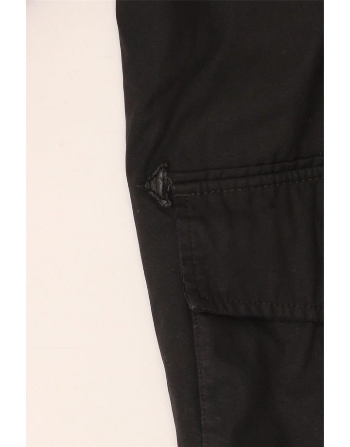 Fat Face Veste en coton ciré pour homme UK 40 Large Noir
