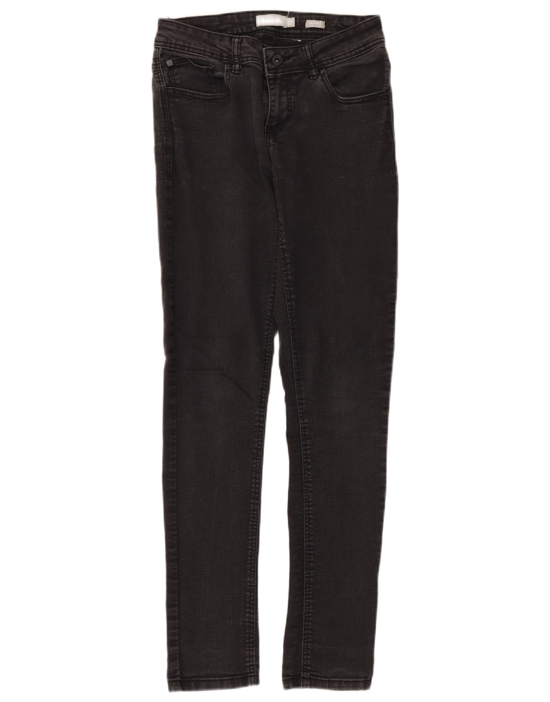 Bench Womens Skinny Jeans W27 L32 Black Cotton