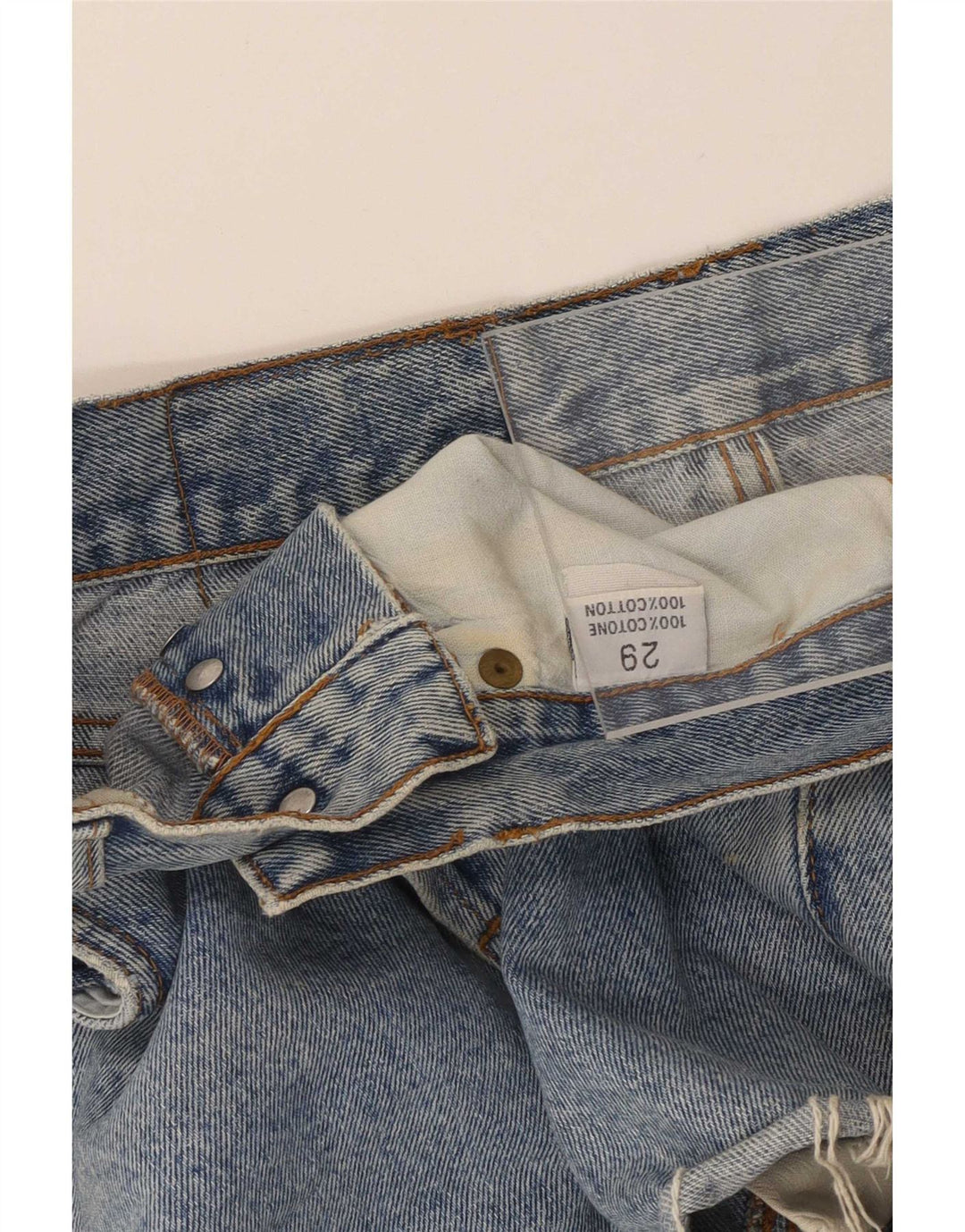 Levi's Damen-Jeansshorts, mittelgroß, W29, blaue Baumwolle