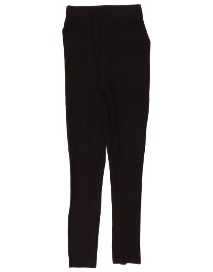 Fila Womens Graphic Leggings UK 6 XS Black