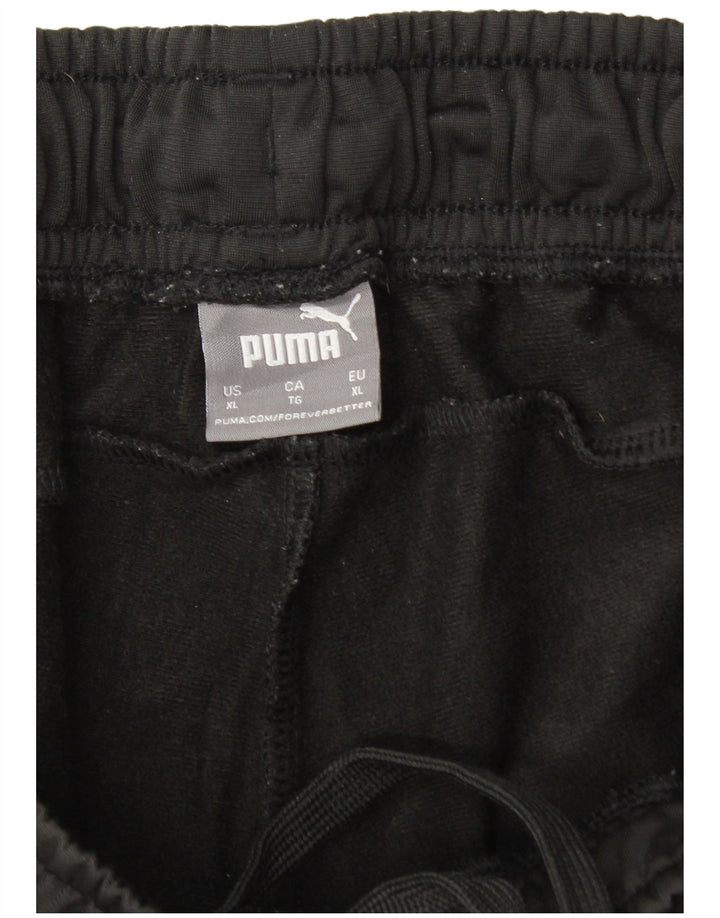 Puma Mens Tracksuit Trousers Joggers XL Black Polyester
