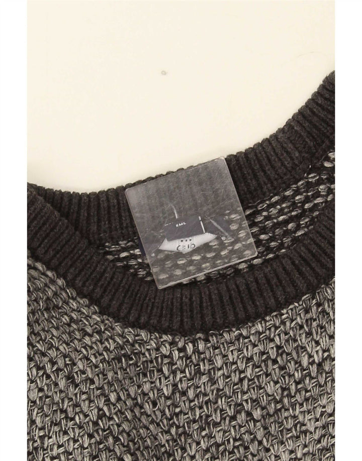Gap Jersey De Cuello Redondo Para Hombre Jersey Pequeño Gris Moteado