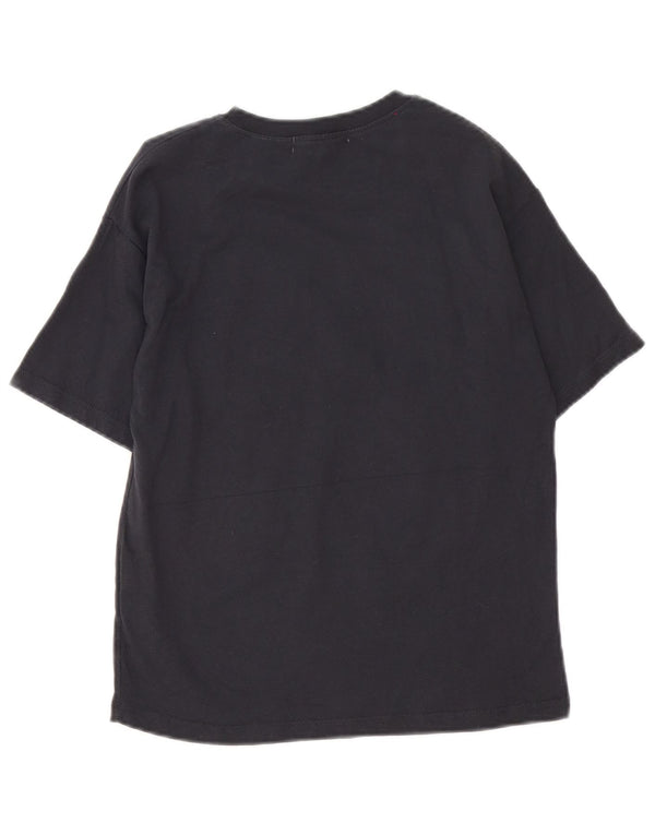 Zara Boys Graphic T-Shirt Top 9-10 Years Μαύρο Βαμβακερό