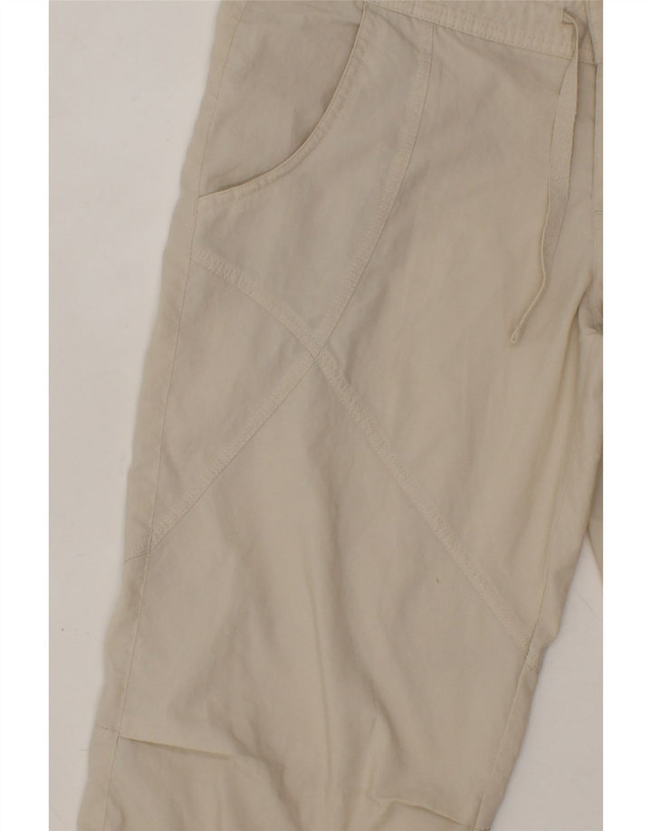NIKE Womens Bermuda Sport Shorts US 8-10 Medium  Off White Polyester Vintage Nike and Second-Hand Nike from Messina Hembry 