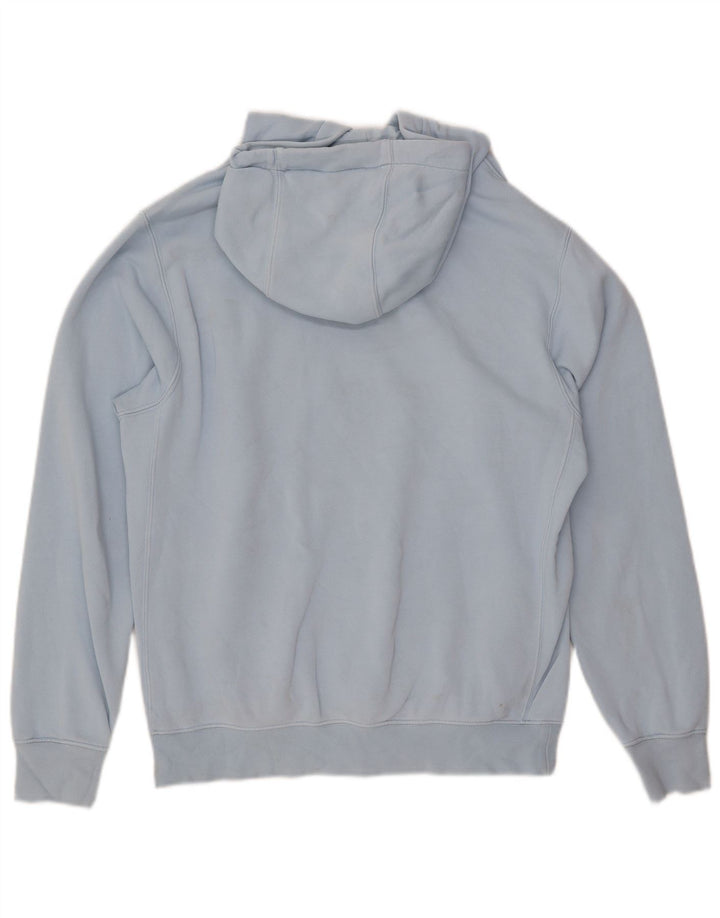Nike Mens Hoodie Jumper Small Blue Cotton