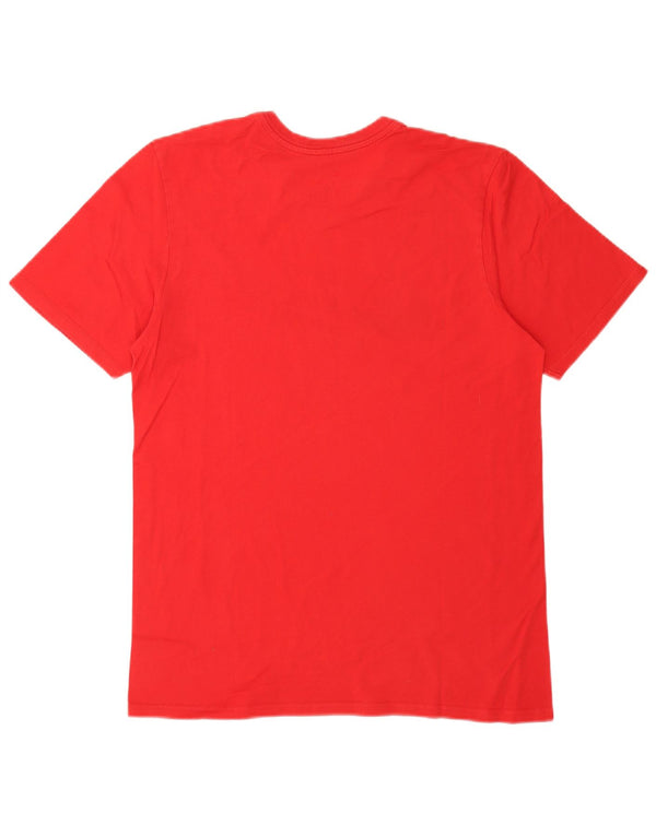 Nike Mens Athletic Cut Graphic T-Shirt Top Medium Red