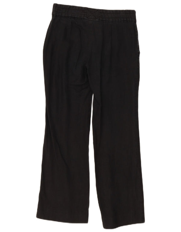 Zara Γυναικείο Bootcut Casual Παντελόνι Small W26 L30 Μαύρο
