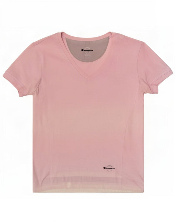 Champion Camiseta Easy Fit para Mujer UK 10 Small Pink Cotton