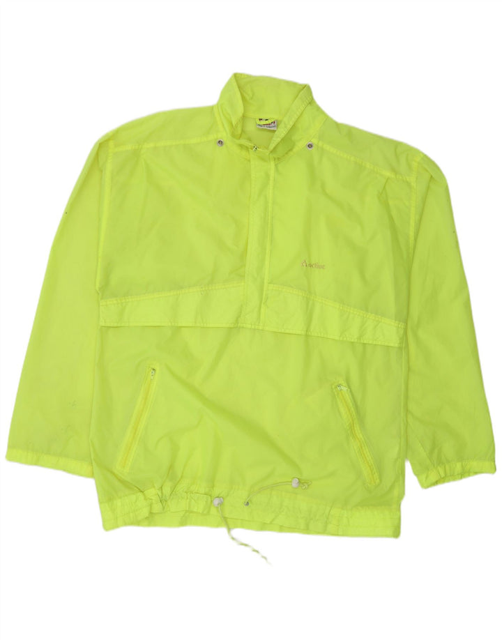 ACTIVE Mens Pullover Rain Jacket UK 42 XL Yellow Polyamide
