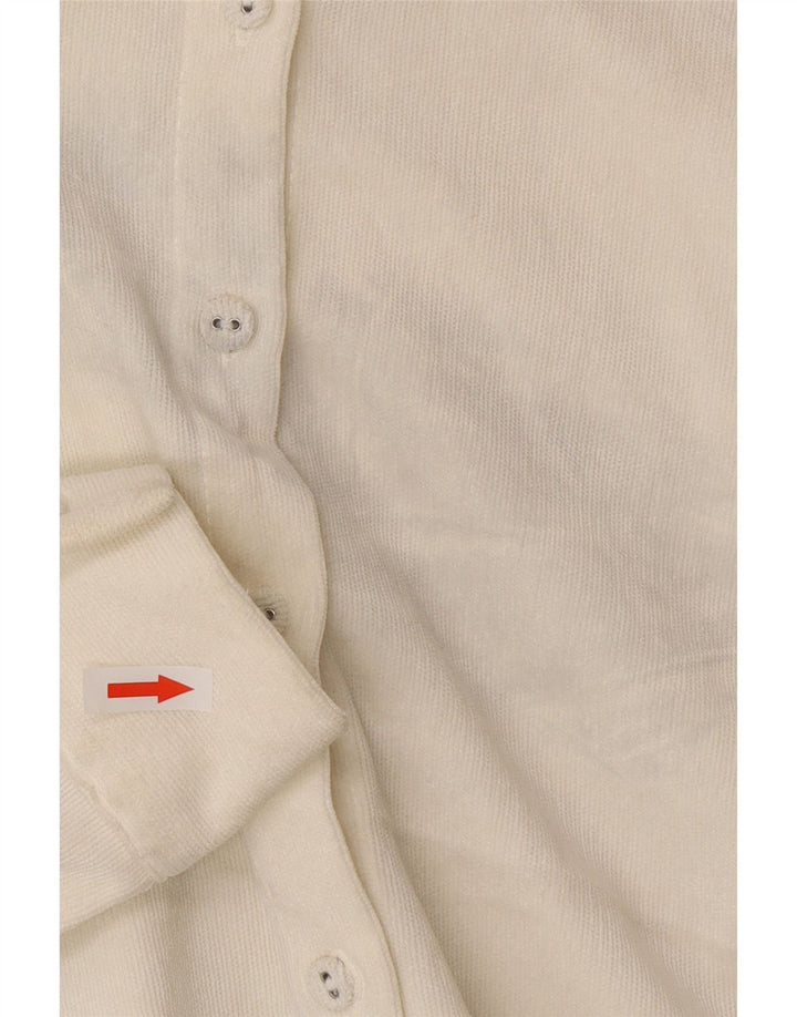 Zara Womens Oversized Shirt UK 14 Medium White Polyester