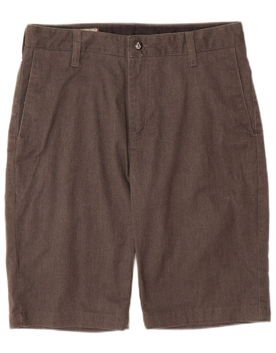 Pantaloncini chino da uomo Volcom W28 piccoli in cotone grigio