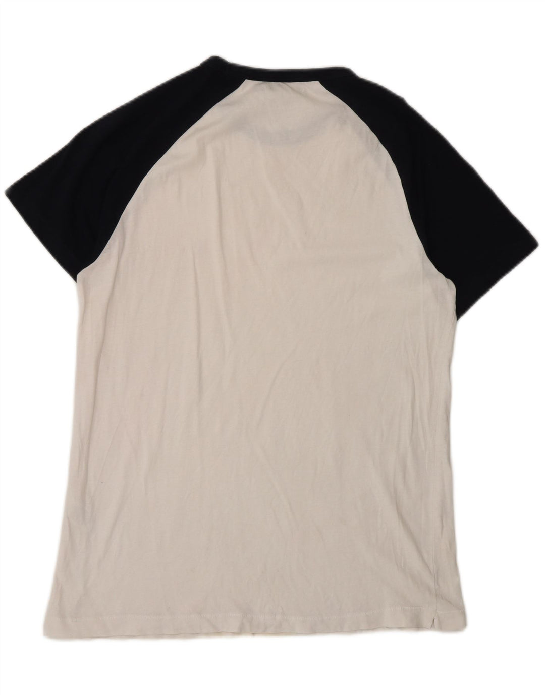 French Connection Womens T-Shirt Top Large White Colourblock Cotton