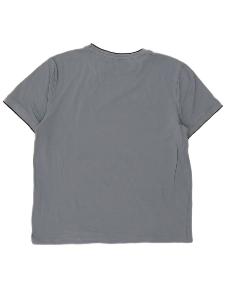 Nautica Mens T-Shirt Top Large Blue Cotton