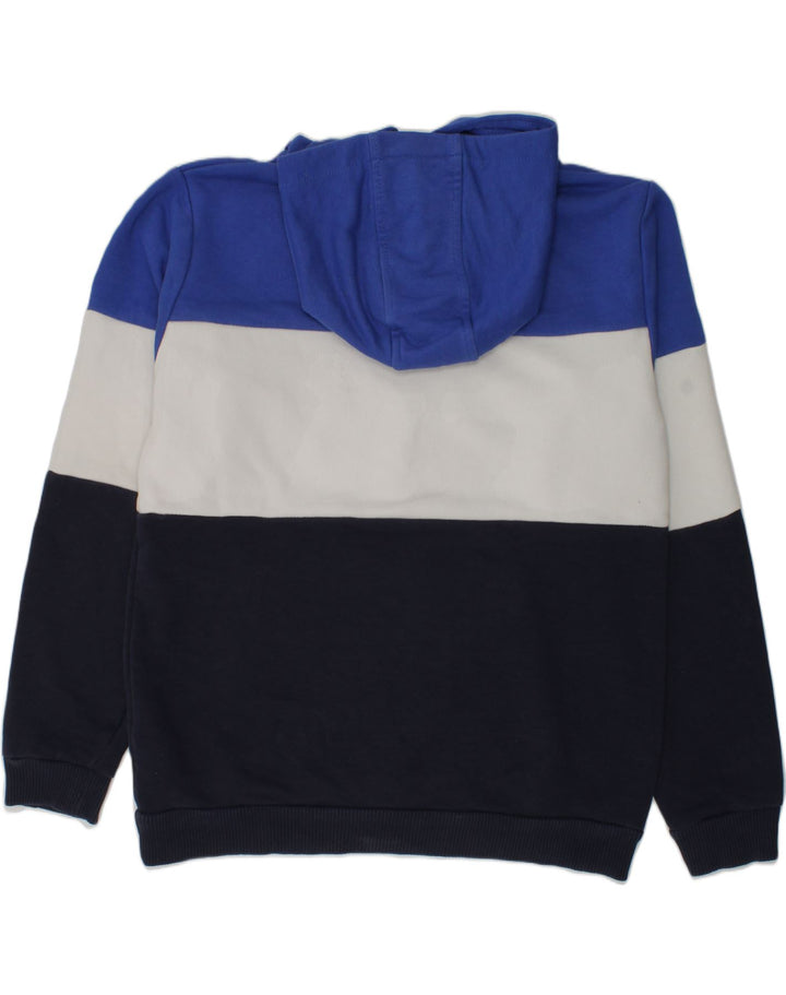 FILA Boys Graphic Hoodie Jumper 11-12 Years Black Colourblock Cotton | Vintage Fila | Thrift | Second-Hand Fila | Used Clothing | Messina Hembry 
