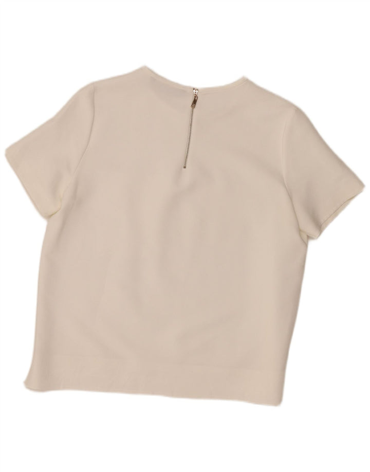 Top in camicetta da donna Zara UK 18 XL bianco