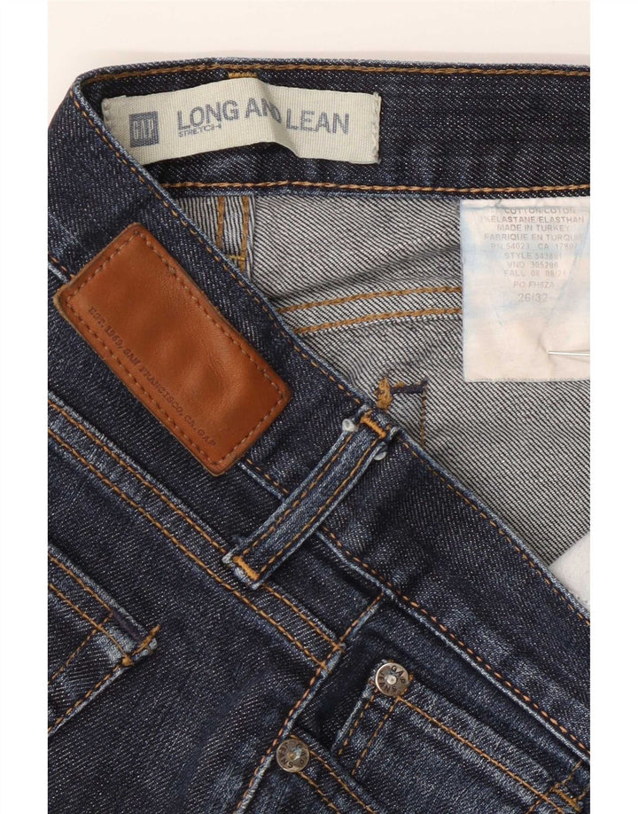 Lange Bootcut-Jeans für Damen von Gap, W26, L32, Marineblau, Baumwolle