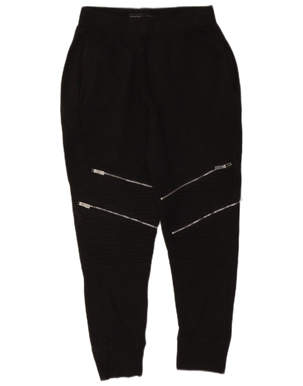 Zara Hombre Pantalón Chándal Joggers Medium Negro Poliéster