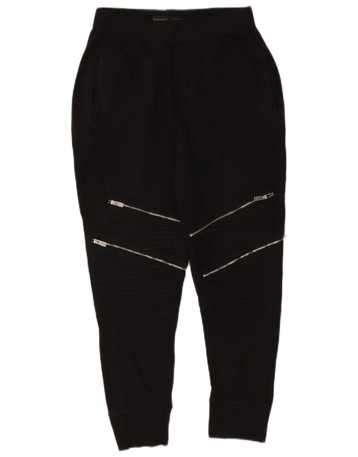 Zara Hombre Pantalón Chándal Joggers Medium Negro Poliéster