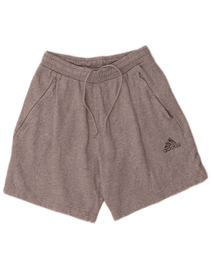 Adidas muške sportske kratke hlače srednje sive s mrljama