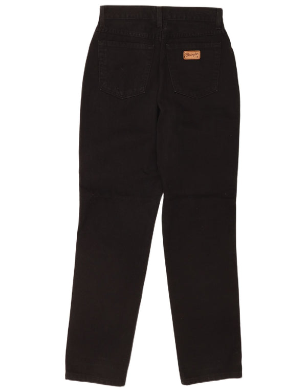 Мужские прямые джинсы Wrangler Lucy с высокой талией, США 12, большие W28 L32, черные