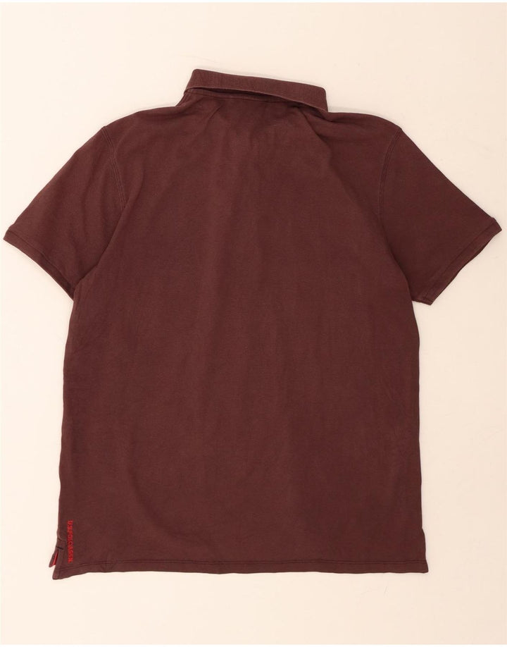 U.S. POLO ASSN. Mens Polo Shirt XL Brown Vintage U.S. Polo Assn. and Second-Hand U.S. Polo Assn. from Messina Hembry 