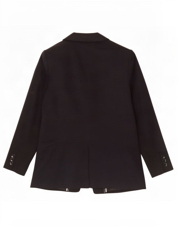 Jaqueta blazer feminina Marks & Spencer com 1 botão Reino Unido 18 XL preto poliéster
