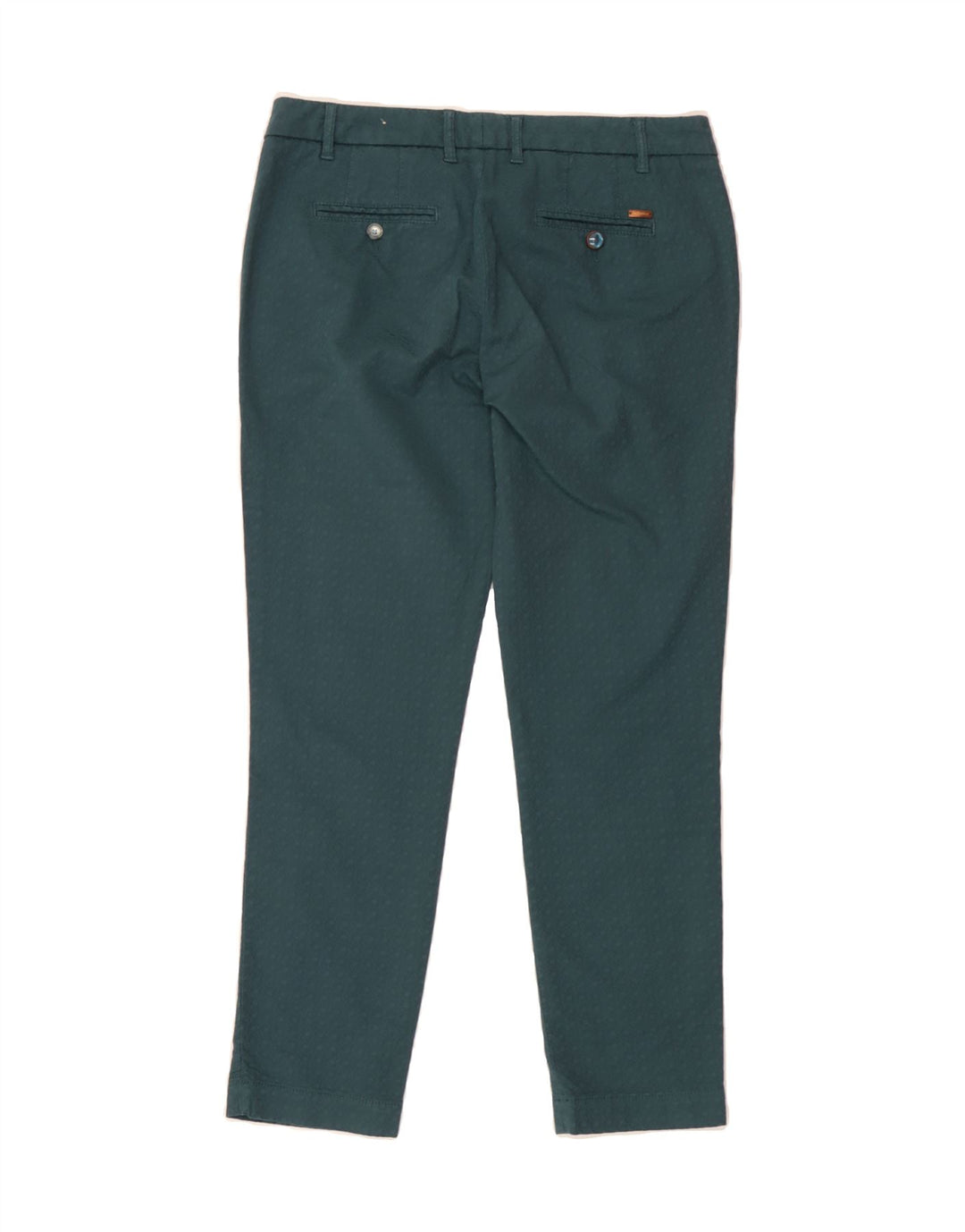 JECKERSON Womens Slim Chino Trousers W30 L28 Green Cotton Vintage Jeckerson and Second-Hand Jeckerson from Messina Hembry 