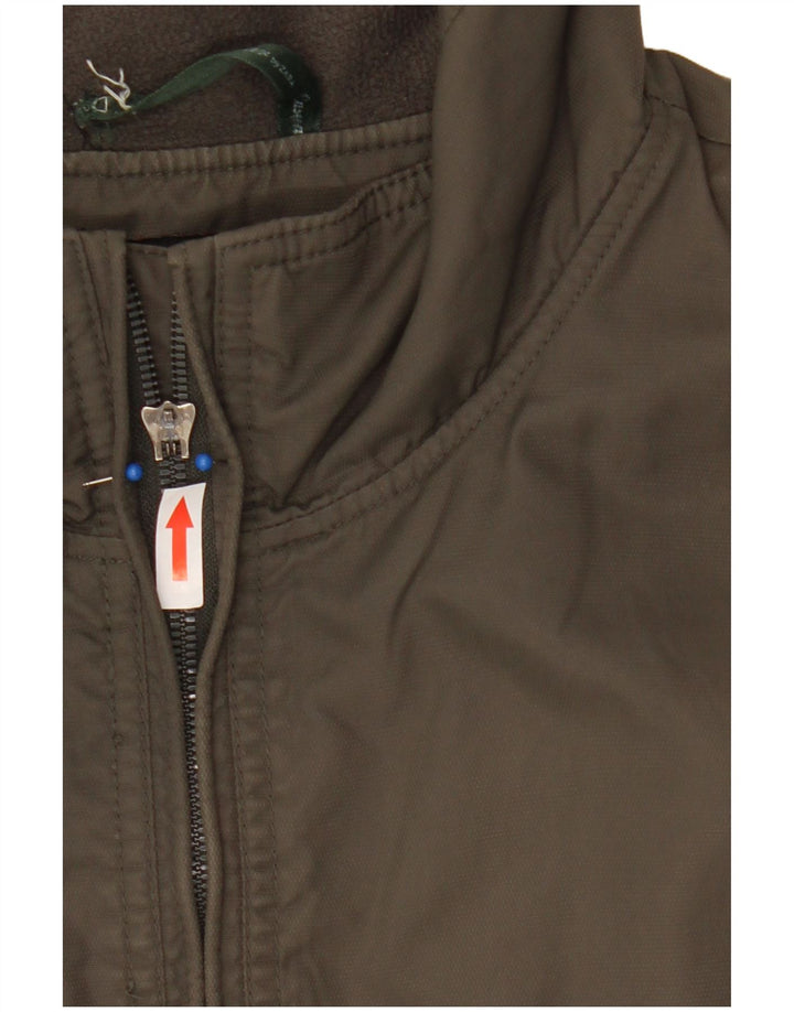 Giubbotto bomber da uomo Zara UK 40 grande nylon kaki