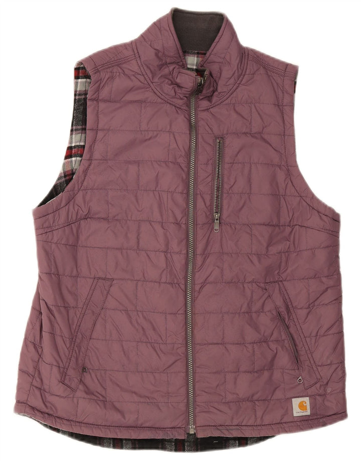 Gilet imbottito da donna CARHARTT US 8/10 nylon viola medio