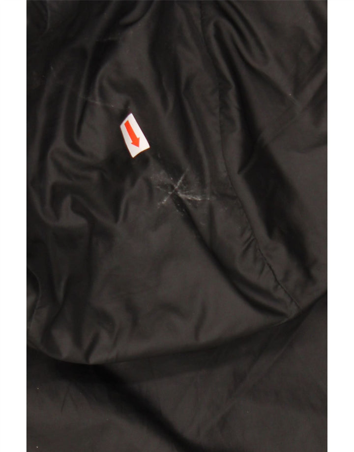 Adidas Mens Hooded Windbreaker Jacket UK 44 2XL Black Polyester