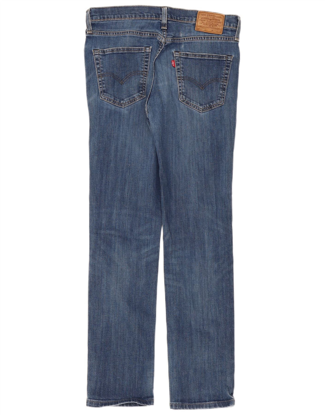 Levi's Womens 511 Slim Jeans W33 L34 Blue Cotton