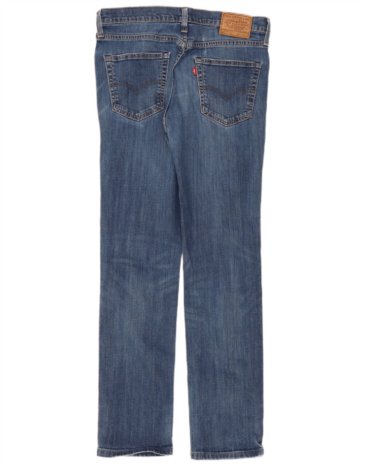 Levi's Womens 511 Slim Jeans W33 L34 Blue Cotton