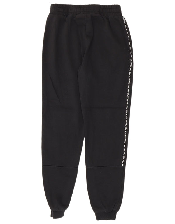 Fila Pantalon de survêtement pour femme Joggers UK 6 XS Noir Coton