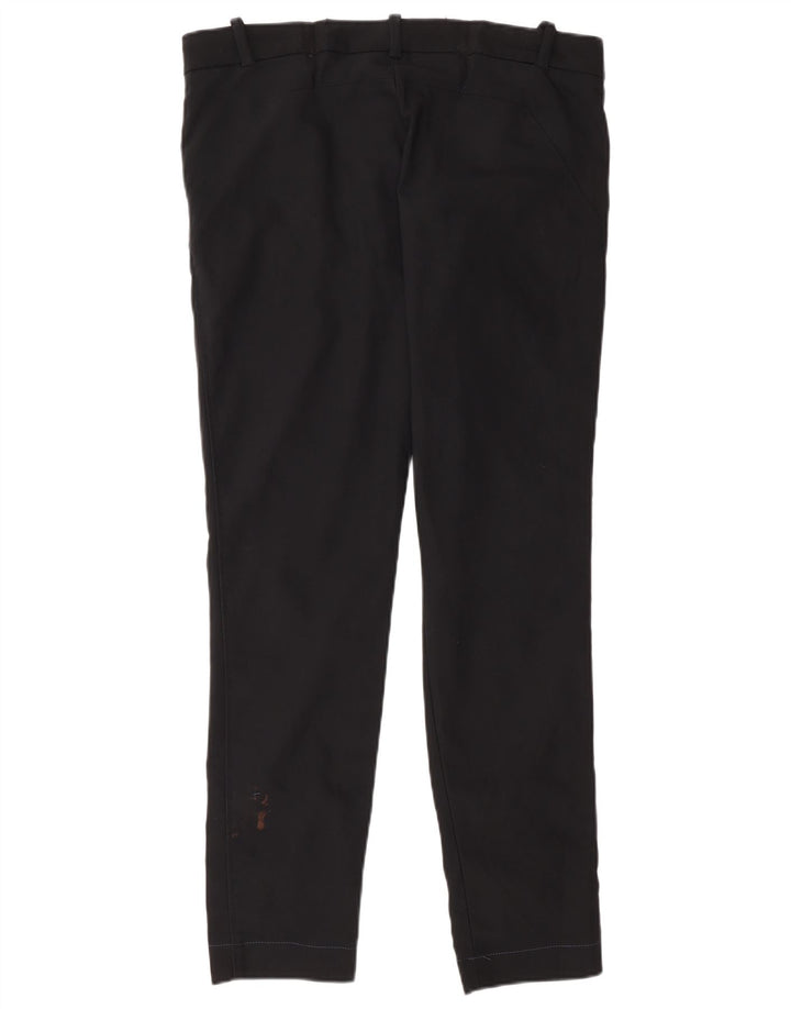 Zara Womens Slim Casual Trousers Large W30  L30 Black