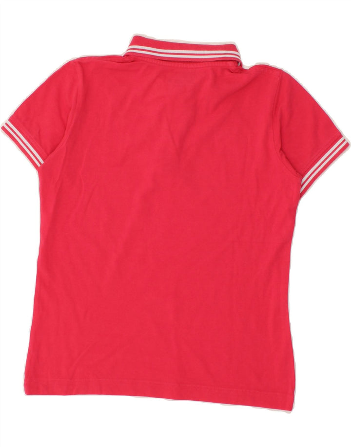 KAPPA Womens Polo Shirt UK 12 Medium Pink Vintage Kappa and Second-Hand Kappa from Messina Hembry 