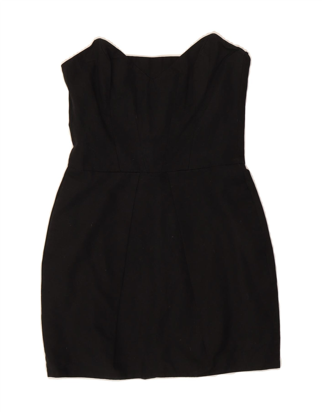 FRENCH CONNECTION Womens Sleeveless Strapless Dress UK 8 Small Black Vintage French Connection and Second-Hand French Connection from Messina Hembry 