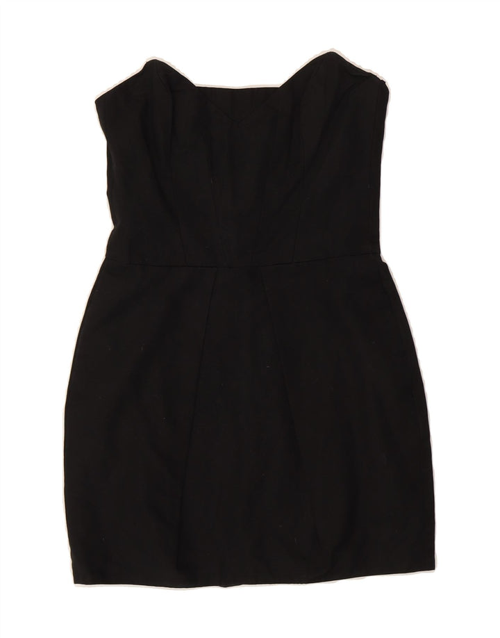 FRENCH CONNECTION Womens Sleeveless Strapless Dress UK 8 Small Black Vintage French Connection and Second-Hand French Connection from Messina Hembry 
