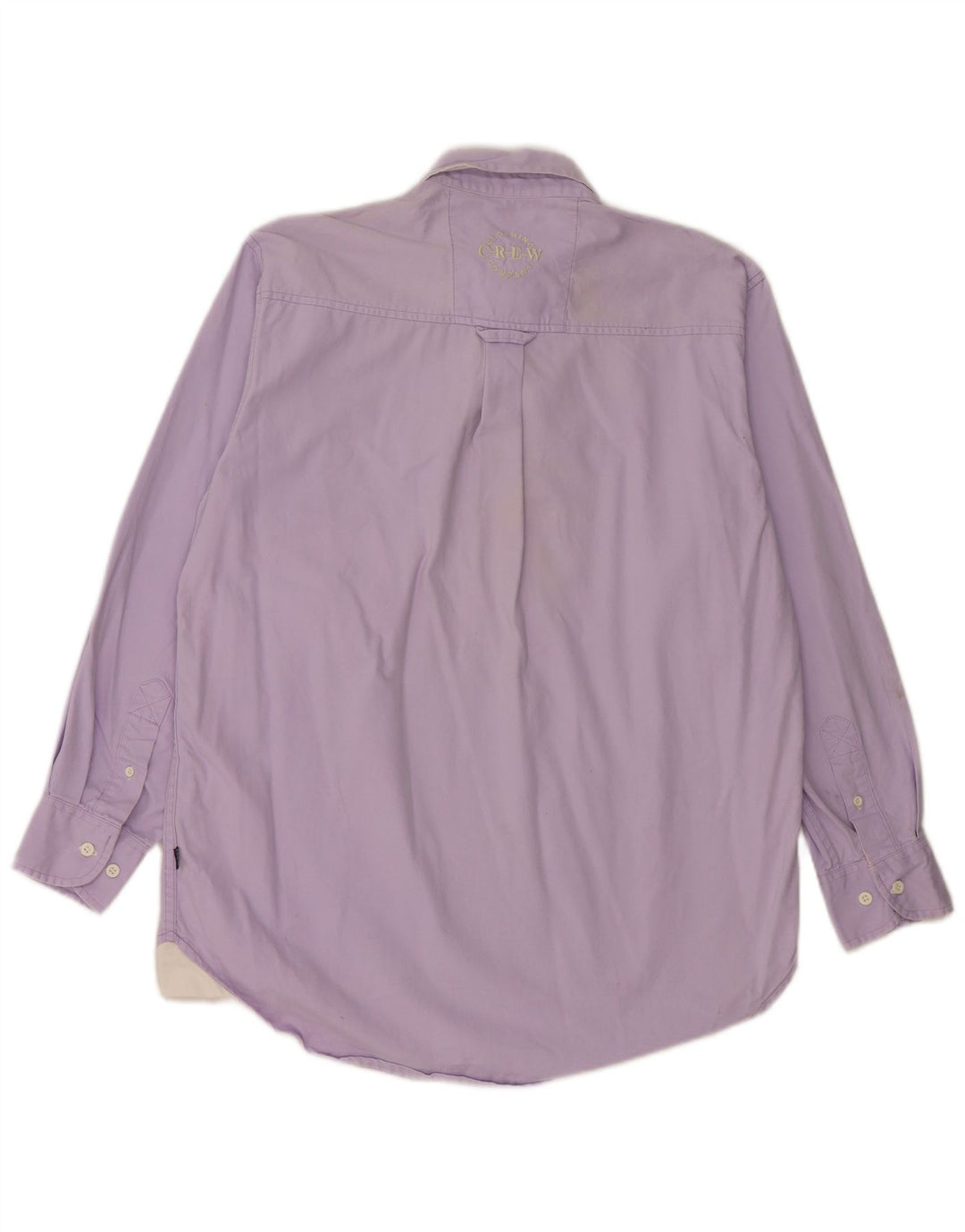 CREW CLOTHING Ανδρικό πουλόβερ Πουκάμισο Μικρό Μωβ Βαμβακερό