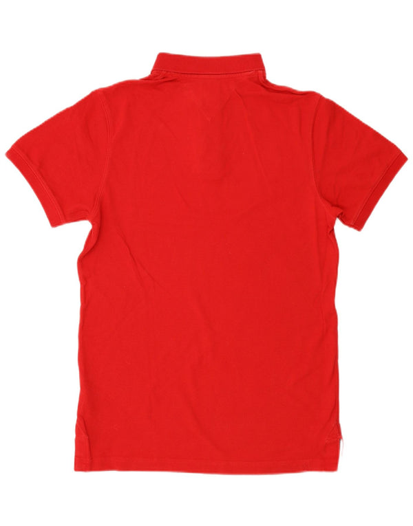 Tommy Hilfiger Mens Polo Shirt Medium Red Cotton