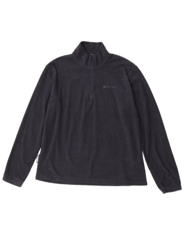 Mountain Warehouse Dame Fleece Jumper med lynlås DK 16 Large Navy Blue