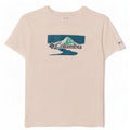 Columbia Mens Graphic T-Shirt Top Small White Cotton