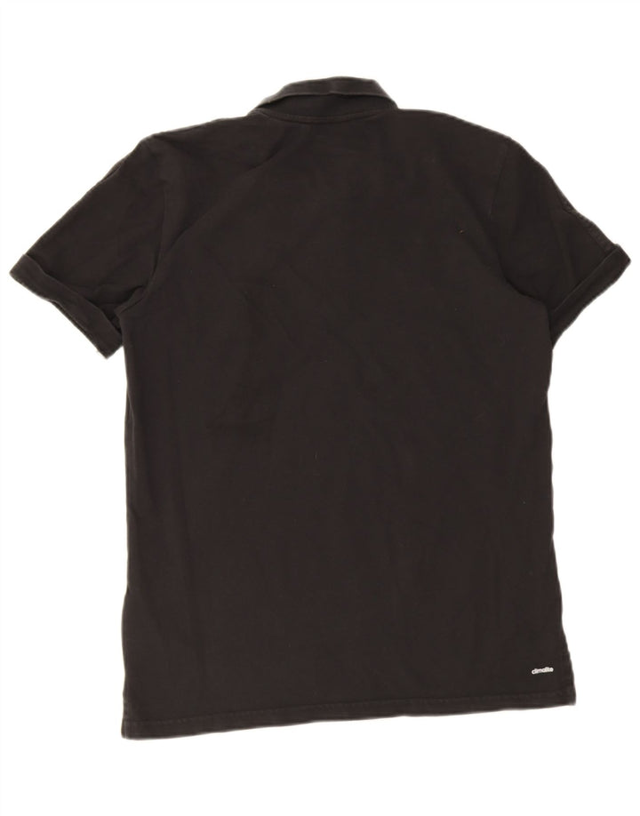 Adidas Mens Climalite Polo Shirt Large Black Cotton