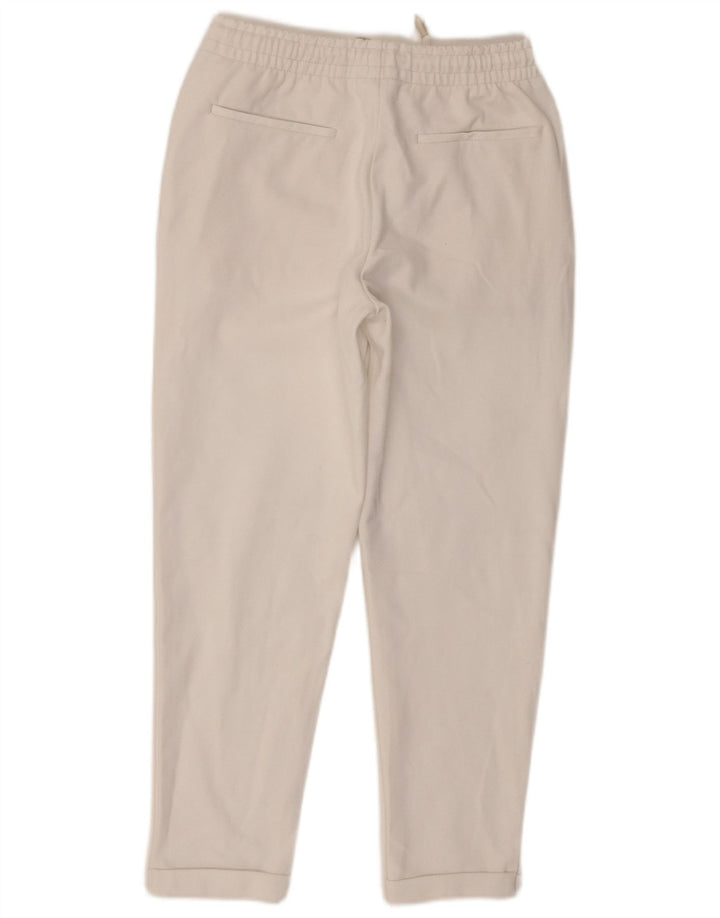 Zara Mens Tracksuit Trousers Medium  White Polyester