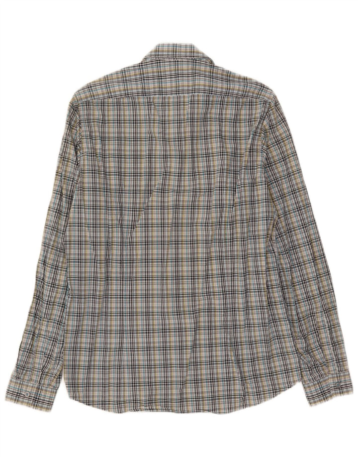 Camicia da uomo Hugo Boss piccola in cotone a quadri multicolore