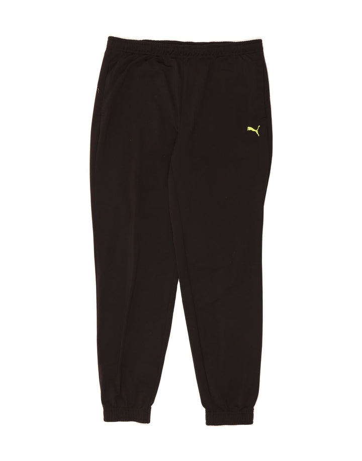 PUMA Mens Tracksuit Trousers Joggers XL  Black Polyester Vintage Puma and Second-Hand Puma from Messina Hembry 