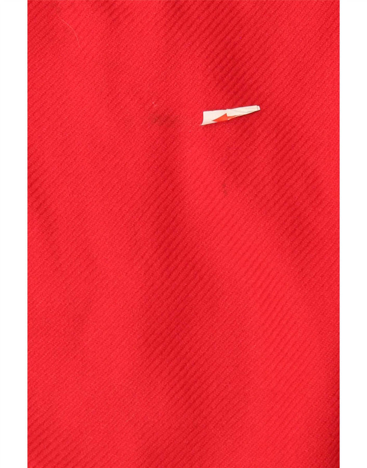 Gonna a tubino vintage da donna W34 grande rossa