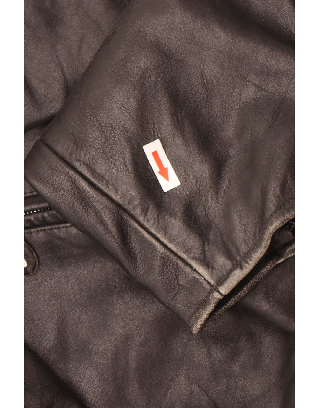 Vintage Mens Leather Jacket UK 44 2XL Black Leather